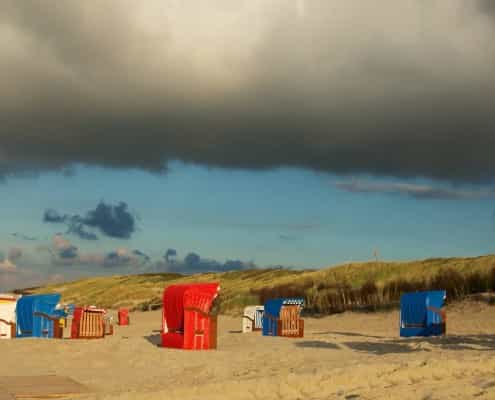 Am Strand auf Juist – Urlaub/Ferien auf der Insel